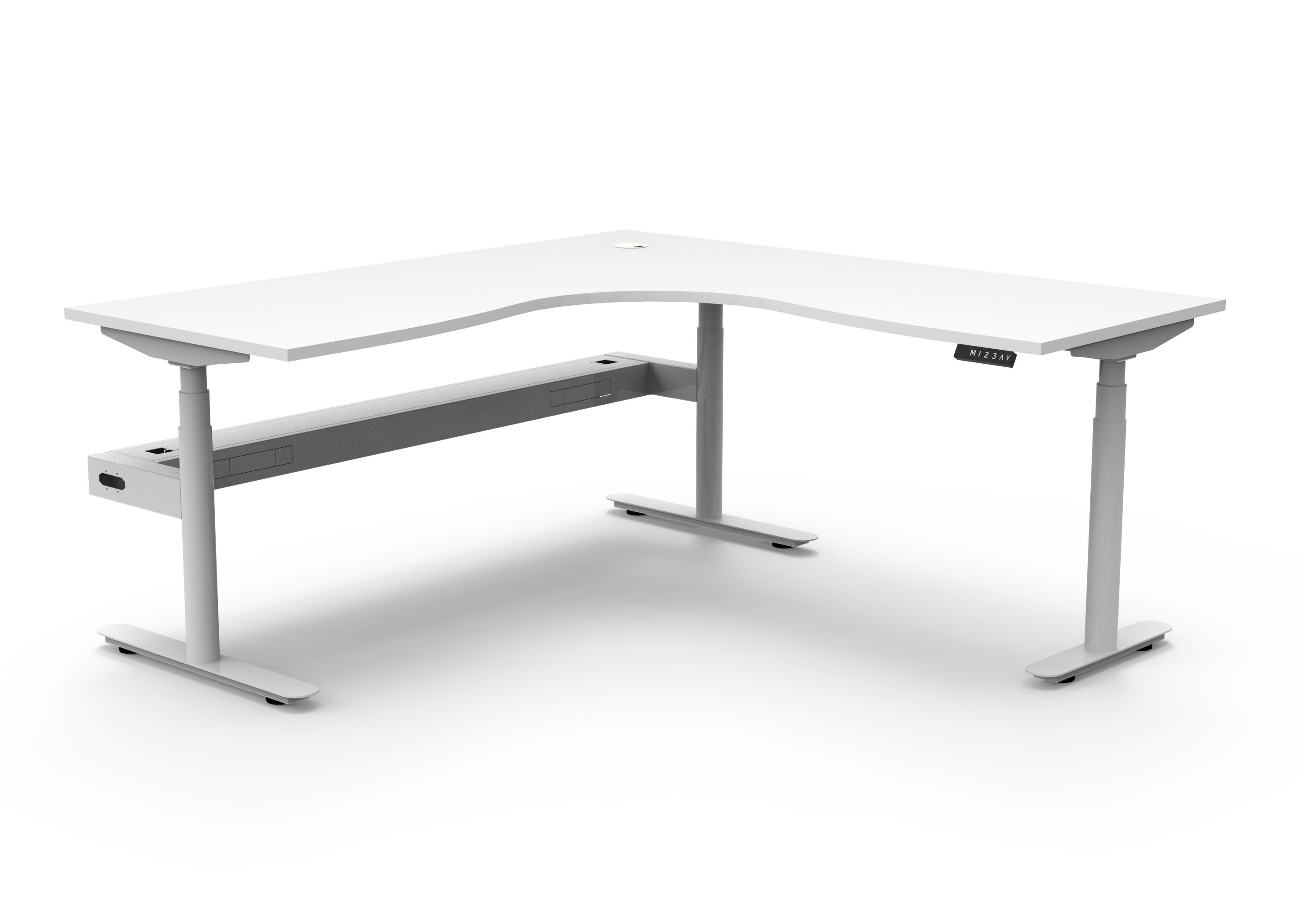 Halo+ Height Adjustable Corner Desk